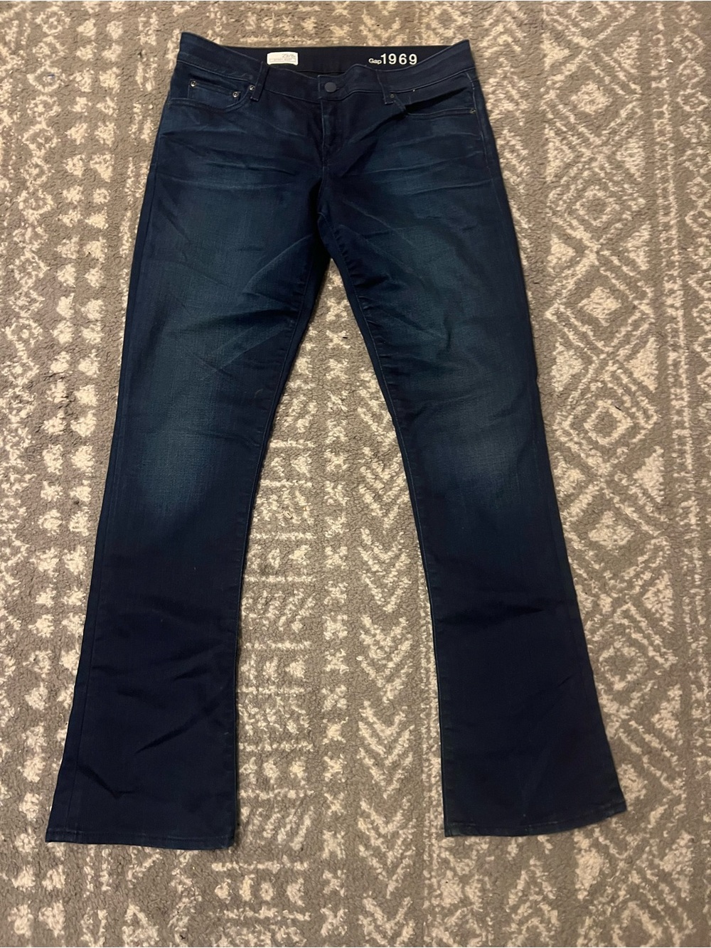 GAP skinny boot Dark Indigo Flare Jeans size 8